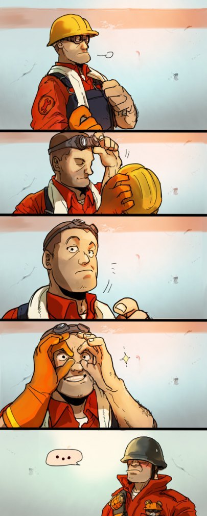 kingpyrojack:  I don’t know why, but I like pics of the Engie and Solly together.