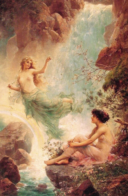 ponderful: Paradise by Hans Zatzka (1859-1945)