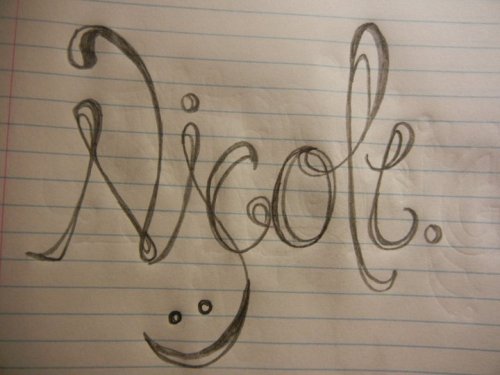 The name of my future wife, SERIOUSLY! We ARE getting married, BELIEVE IT! <3