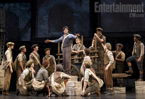 bangarang-bro:narrativepriorities:glockgal:popculturebrain:First Look: Newsies, the Musical | EW.com