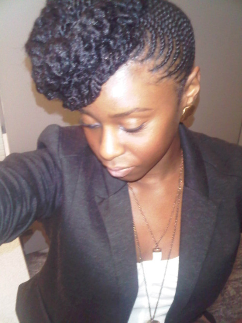 partyoverhair:GORGEOUS Protective Updo submitted by @Fashionably_l8! @blackandkilling #BGKI