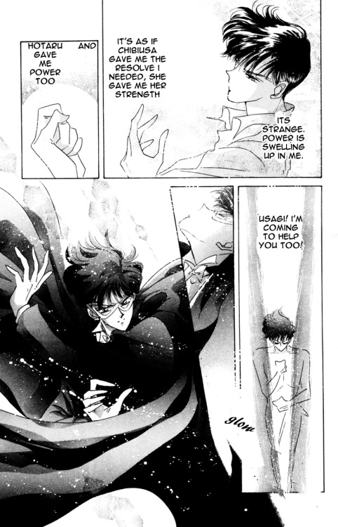 adventuresofcomicbookgirl: Mamoru: It’s strange…(his hand glows) power is swelling up i