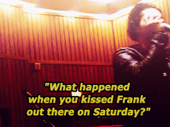 fukken-great:  toxicmotorbaby:  frANK’S FACE IN THE SECOND ONE  dskjfhk HIS FACE