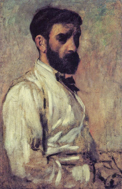 tekiela:  Portrait of Léon Joseph Florentin Bonnat - Edgar Degas -1863 