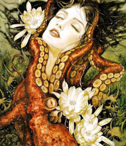 noonesnemesis:  Ayami Kojima   Tentacle love?