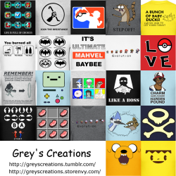 greyscreations:    Giveaway: Geek shirts!! This is my first giveaway and I hope all goes well as well as generate some much need revenue.  Rules: Reblog this post just once to be entered to win. Likes and follows don’t count but are deeply appreciated. Gi