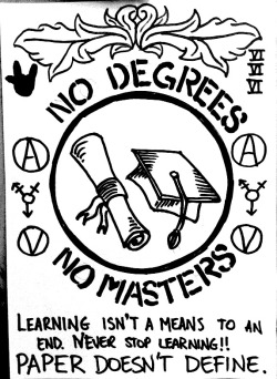 sp00kymulder:  this. this x1,000,000,000  Even though I&rsquo;m en route to getting a masters I REFUSE TO STOP LEARNING ONCE I GET THAT PAPER.