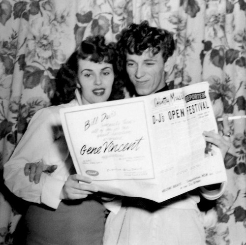 amoebalanding:  Gene Vincent and Wanda Jackson. adult photos