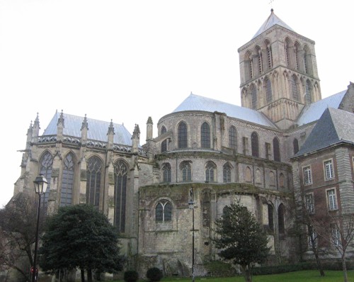 Fécamp Abbey is a Benedictine abbey in Normandy, northern France. It was founded in 658 by Waningus,