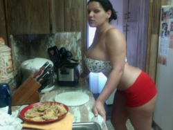 cooking before my first webcam on my site
