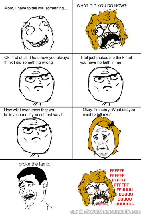 megustamemes:  True story. Follow this blog for more rage comics. 