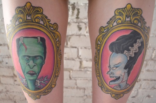paradisaea:  veganpoop:  Got these a couple of years ago…I guess I’ll share them with the world now. (By Matt Dinovo @ Black Squirrel Tattoo)  Oh my god. Amazing! 