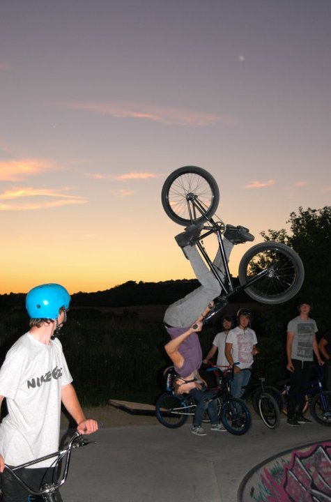 This is one I took myself, and this kid really inspires me to get better, he’s a few years younger than me and he can pull a trick like this at our local skatepark, he is the first and only bmx I am yet to see perform a backflip at Leigh-on-Sea...