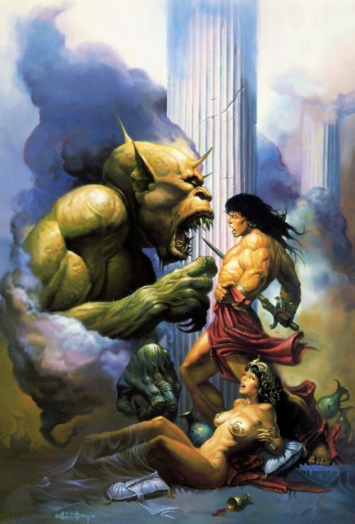 Conan Barbarian Illustration: Photo