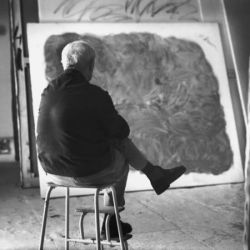 artistandstudio:  Joan Miro in his Palma de Mallorca studio 