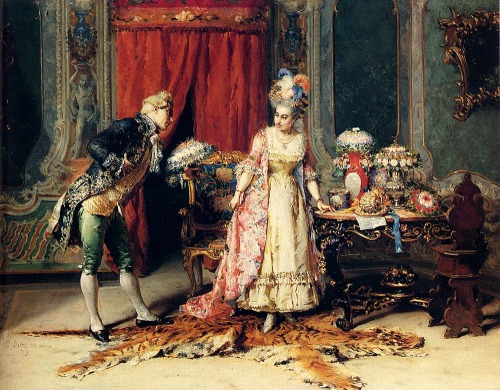 regencyworld:Flowers for Her Ladyship by Cesare-Auguste Detti