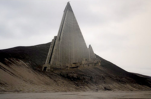 architectureofdoom:  Ryugyong Hotel, Pyongyang, North Korea View this on the map 