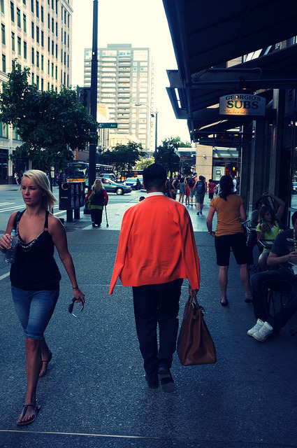 Rock that orange sweater, homie.