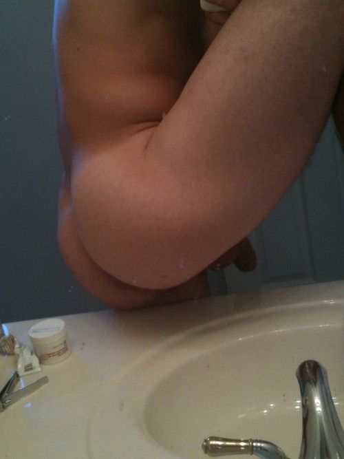 hotcunts:  Ive posted this photo set before but the ass and cock are totally worth seeing again.