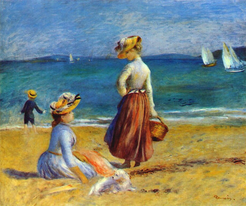 Figures on the Beach, Pierre Auguste Renoir