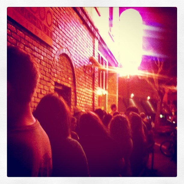 VooDoo Donuts- where the line wraps around the building at midnight (Taken with instagram)