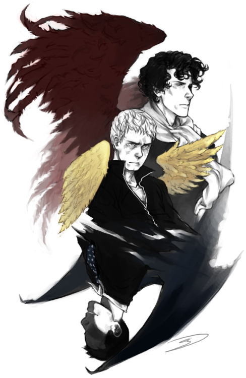 fallan asleep on tablet drawan the WORST feathers, like what are even bone structures? yeah, i got this pendragon37: I really  love your black and white realistic Sherlock pieces, especially the  ones with small bits of color in them :) I was wondering