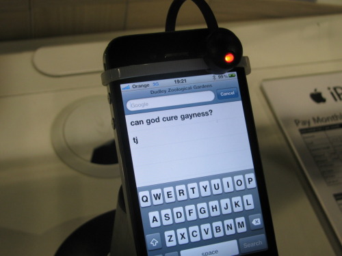 oh yea this was on the recent searches on a demo iphone4 in bestbuy