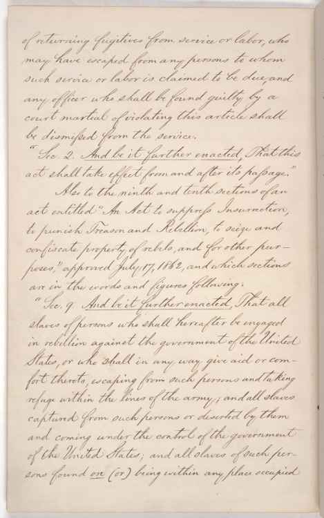 Presidential Proclamation 93 (Preliminary Emancipation Proclamation), September 22, 1862
President Lincoln issued the preliminary Emancipation Proclamation in the midst of the Civil War, announcing on September 22, 1862, that if the rebels did not...