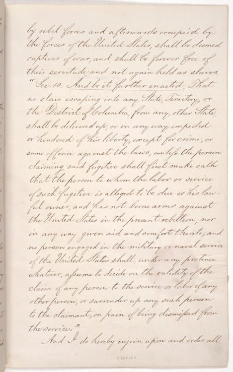 Presidential Proclamation 93 (Preliminary Emancipation Proclamation), September 22, 1862
President Lincoln issued the preliminary Emancipation Proclamation in the midst of the Civil War, announcing on September 22, 1862, that if the rebels did not...