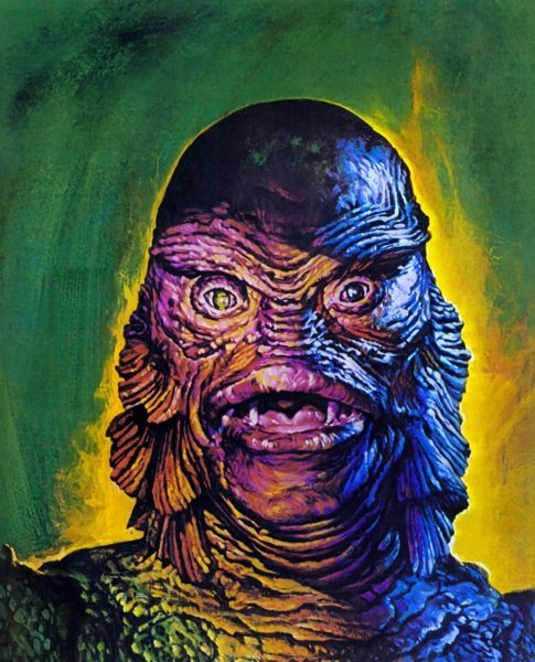 cheesemaker:  Classic Monster series by Basil Gogos.  He is well known for his famous movie monster pictures.  http://www.basilgogos.net/ http://cheesemaker.tumblr.com/ 