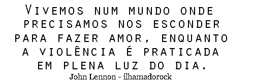 nunca foi amor,