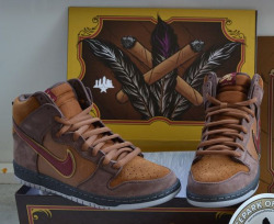 SB dunk hi Cigar