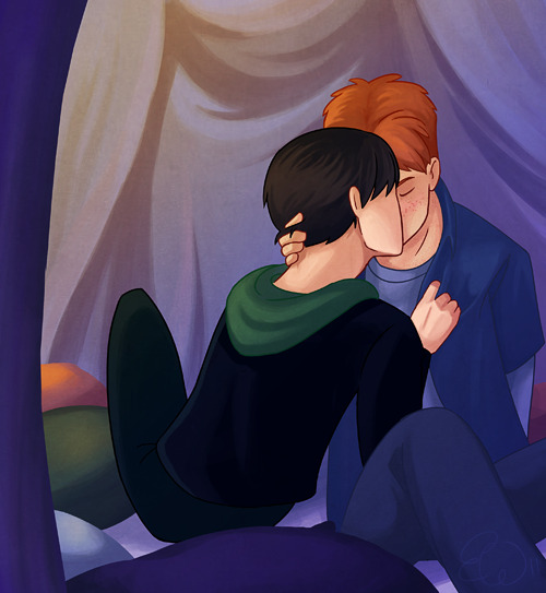 emileesaurus:roxanneritchi:emileesaurus:Now presenting: fanart for Memlu’s fantastic fic, They Have 