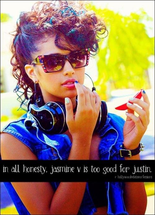 “ in all honesty, jasmine v is too good for justin. ”