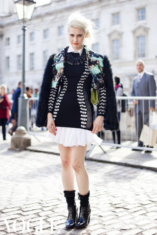 vogueaustralia: Anna Plunkett from Romance Was Born features in our London street style gallery.&nbs