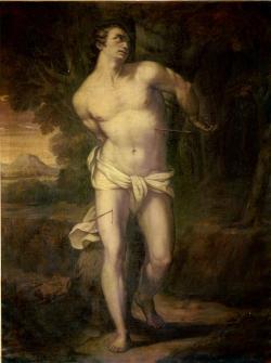 necspenecmetu:  Girolamo Massei, Saint Sebastian,