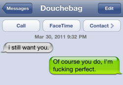 This is what I would say to an absolute tee.