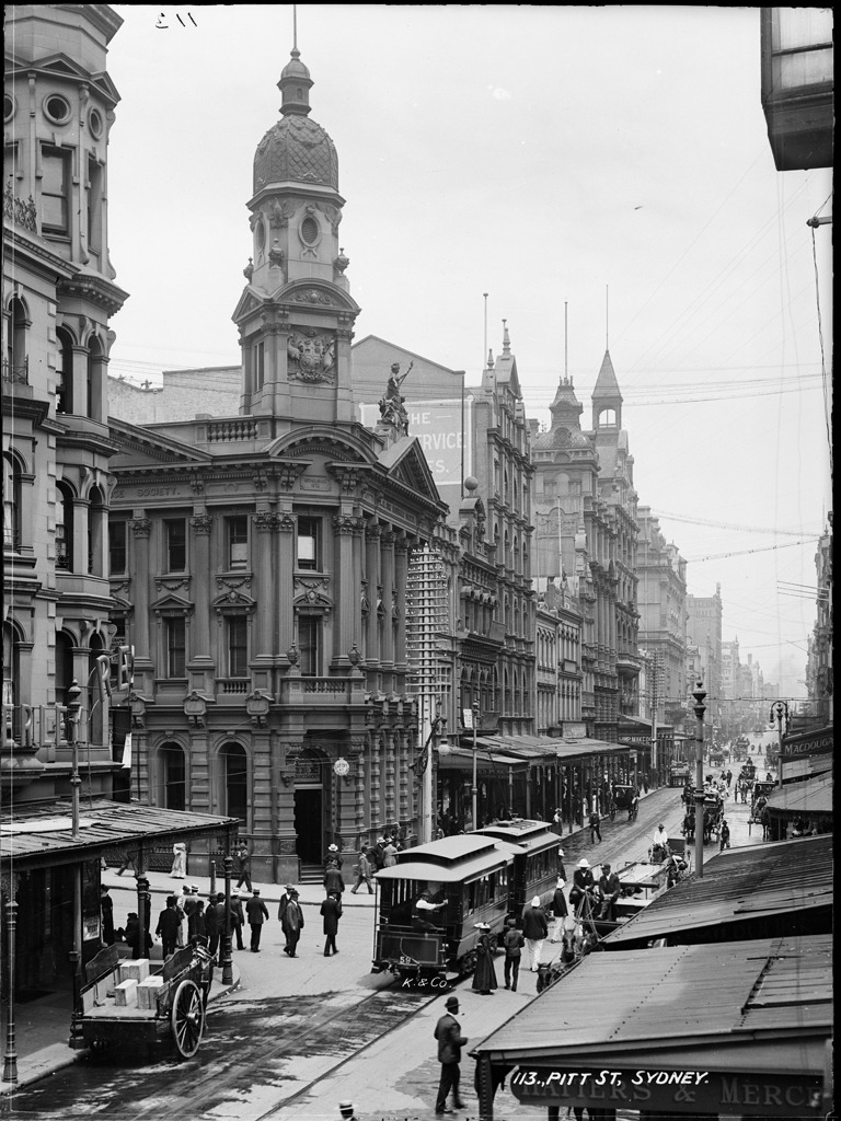 In Pitt Street, Sydney