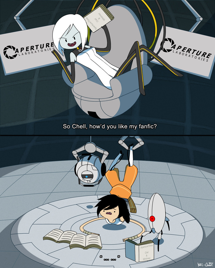 Portal glados human anime