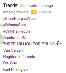 THREE MILLION FOR BRUNO 