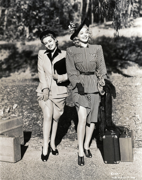 rosejoanblondell: Joan Blondell &amp; Carole Landis Topper Returns, 1941
