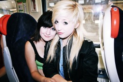 slutsandbruises:  me and chlo xo 