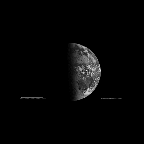 ianbrooks:Hundreds of pictures of Earth, each taken at about 6AM , showing the terminator - the day/