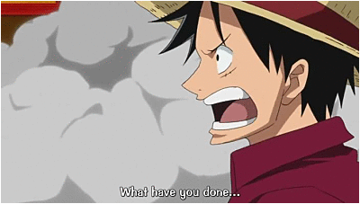 Porn Pics ilovestrawhatpirates:  Luffy: What have you
