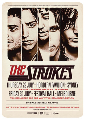 vivalastrokes:  the strokes concert posters 