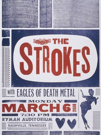 vivalastrokes:  the strokes concert posters 