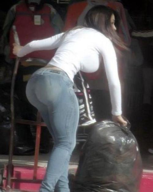 badbroads:   http://badbroads.tumblr.com/ TJ’s Noon Specials  She make taking the trash out look good