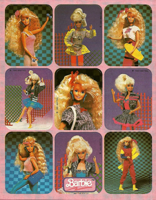 bossybunni:  80s Barbie&gt; any other Barbie