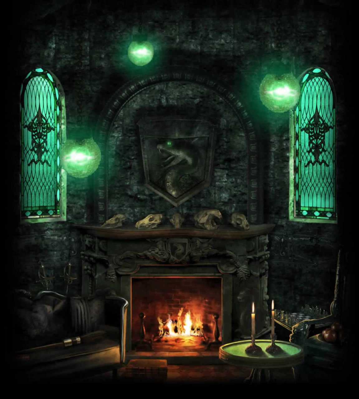 wizardwarrior:  House Common Rooms via Pottermore 