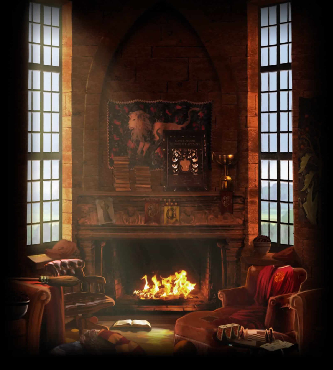 wizardwarrior:  House Common Rooms via Pottermore 